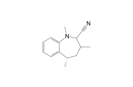 (5S*)-1,3,5-Trimethyl-2,3,4,5-tetrahydro-1H-[1]benzazepine-2-carbonitrile