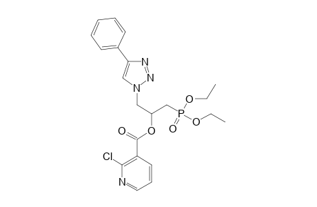 1-(DIETHOXYPHOSPHORYL)-3-(4-PHENYL-1H-1,2,3-TRIAZOL-1-YL)-PROPAN-2-YL-2-CHLORONICOTINATE