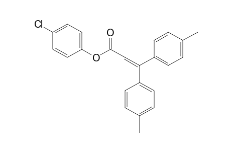 3,3-DI-p-TOLYLACRYLIC ACID, p-CHLOROPHENYL ESTER