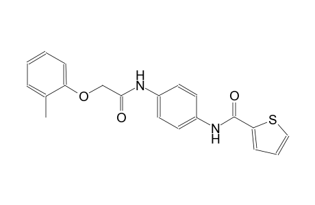 2-thiophenecarboxamide, N-[4-[[2-(2-methylphenoxy)acetyl]amino]phenyl]-