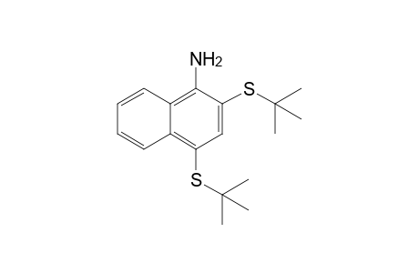 1-Amino-2,4-di(1,1-dimethylethylthio)naphthalene