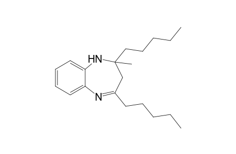 2,3-Dihydro-2-methyl-2,4-dipentyl-1H-1,5-benzodiazepine