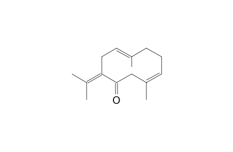 3,7-Cyclodecadien-1-one, 3,7-dimethyl-10-(1-methylethylidene)-, (E,E)-