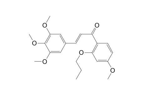 2'-(N-Propyl)oxy-3,4,4',5-tetramethoxychalcone (isomer 1)