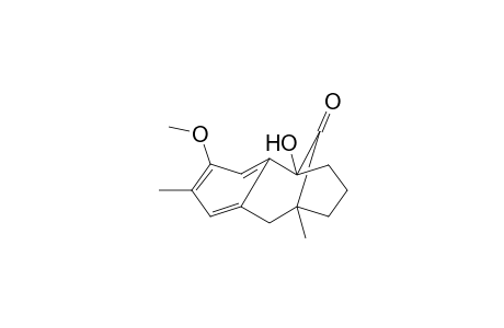 1-(axial)-Hydroxy-4-methoxy-5,9-dimethyltricyclo[7.3.1.0(2,7)]tridec-2,4,6-triene-13-one
