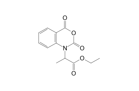 1,4-dihydro-2,4-dioxo-alphamethyl-2H-3,1-benzoxazine-1-acetic acid,ethyl ester