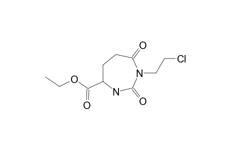 1-(2-CHLOROETHYL)-2,7-DIOXO-[1,3]-DIAZEPANE-4-CARBOXYLIC-ACID-ETHYLESTER