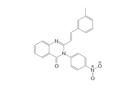 2-[(E)-2-(3-methylphenyl)ethenyl]-3-(4-nitrophenyl)-4(3H)-quinazolinone