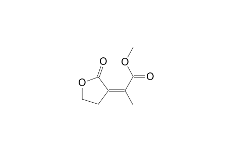 (Z)-2-(1-(Methoxycarbonyl)ethylidene)-.gamma.-butyrolactone