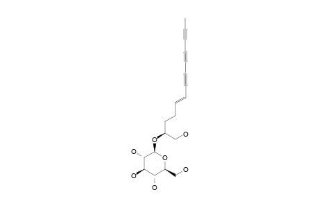 2-BETA-D-GLUCOPYRANOSYLOXY-1-HYDROXY-5(E)-TRIDECENE-7,9,11-TRIYNE
