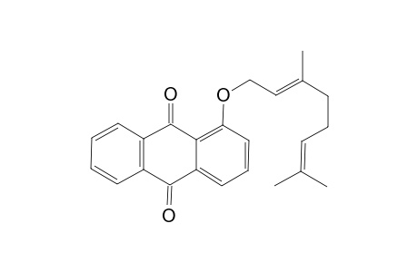 1-[(2E)-3,7-dimethyl-2,6-octadienyloxy]anthra-9,10-quinone