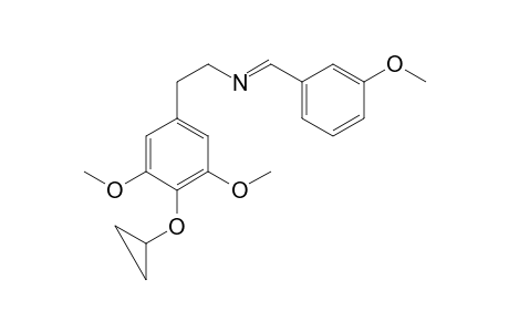 N-(2-(4-(Cyclopropyloxy)-3,5-dimethoxyphenyl)ethyl)-1-(3-methoxyphenyl)methanimine