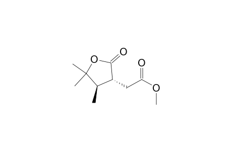 3-Furanacetic acid, tetrahydro-4,5,5-trimethyl-2-oxo-, methyl ester, trans-