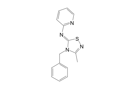 4-BENZYL-3-METHYL-5-(2-PYRIDYLIMINO)-1,2,4-THIADIAZOLINE