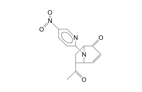 8-(5-Nitro-pyridinyl-2)-6-endo-acetyl-8-aza-bicyclo(3.2.1)oct-3-en-2-one