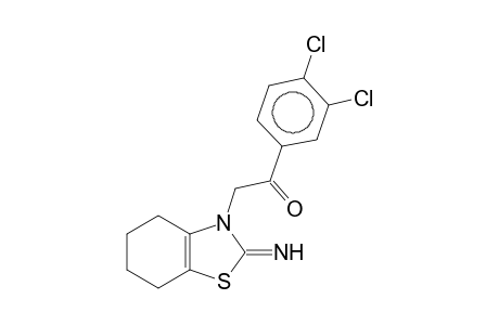 1-(3,4-dichlorophenyl)-2-(2-imino-4,5,6,7-tetrahydro-1,3-benzothiazol-3-yl)ethanone