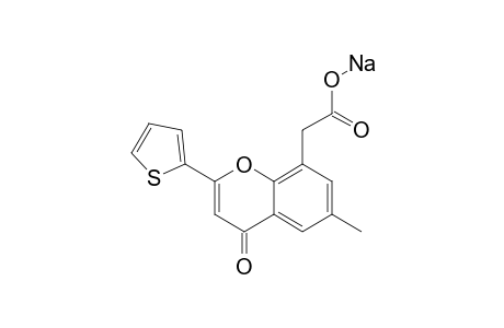 SODIUM-8-CARBOXYLATOMETHYL-6-METHYL-2-(2-THIENYL)-4H-1-BENZOPYRAN-4-ONE
