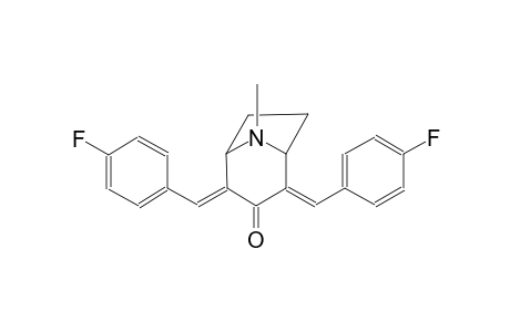 8-azabicyclo[3.2.1]octan-3-one, 2,4-bis[(4-fluorophenyl)methylene]-8-methyl-, (2E,4E)-