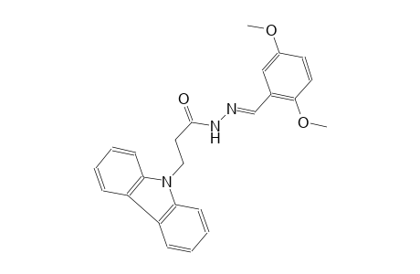 9H-carbazole-9-propanoic acid, 2-[(E)-(2,5-dimethoxyphenyl)methylidene]hydrazide
