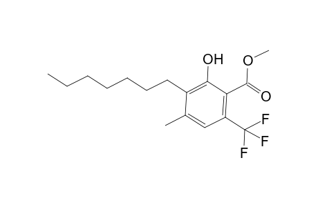 Methyl 3-heptyl-2-hydroxy-4-methyl-6-(trifluoromethyl)benzoate