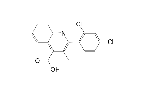 2-(2,4-dichlorophenyl)-3-methyl-4-quinolinecarboxylic acid