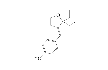 (E)-3-(4-Methoxyphenylmethylene)-2,2-diethyltetrahydrofuran