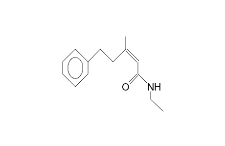 (Z)-N-Ethyl-3-methyl-5-phenyl-pent-2-enamide