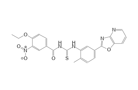 N-(4-ethoxy-3-nitrobenzoyl)-N'-(2-methyl-5-[1,3]oxazolo[4,5-b]pyridin-2-ylphenyl)thiourea