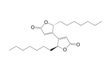 (R*,S*)-5,5'-Diheptyl-5H,5'H-[4,4']bifuranyl-2,2'-dione
