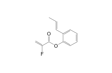2-Prop-1-enylphenyl-a-fluoroacrylate