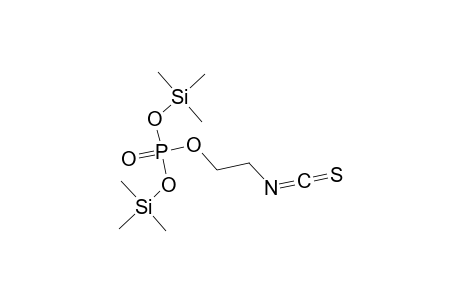 Phosphoric acid, 2-isothiocyanatoethyl bis(trimethylsilyl) ester
