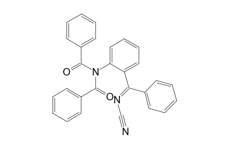 2-(.alpah.-cyanobenzalimino)-N,N-dibenzoylaniline