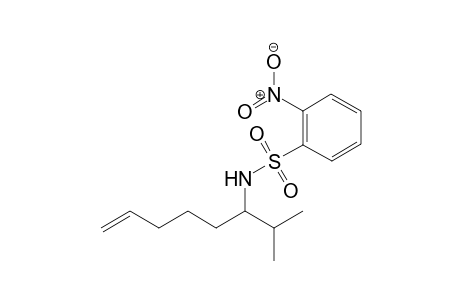 N-(1-Isopropyl-hex-5-enyl)-2-nitro-benzenesulfonamide