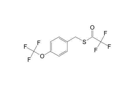 4-(Trifluoromethoxy)benzyl mercaptan, S-trifluoroacetyl-