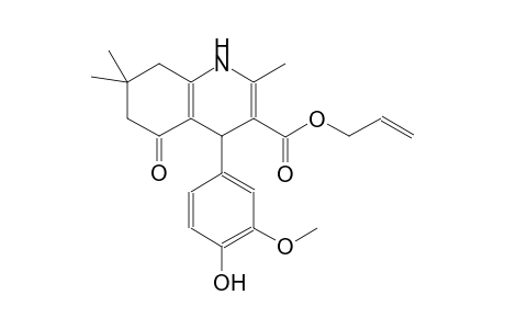 allyl 4-(4-hydroxy-3-methoxyphenyl)-2,7,7-trimethyl-5-oxo-1,4,5,6,7,8-hexahydro-3-quinolinecarboxylate