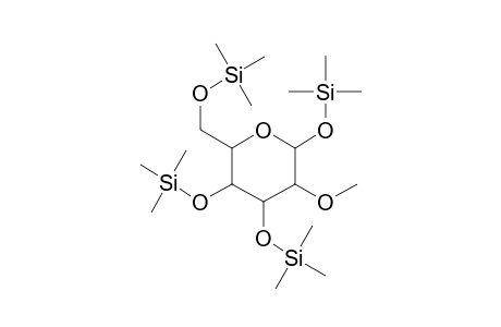 Mannopyranoside <methyl .alpha.-D->, tetra-TMS