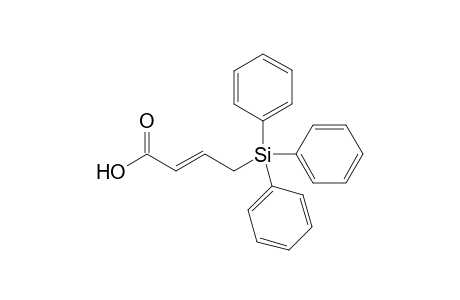 4-(triphenylsilyl)but-2-enoic acid
