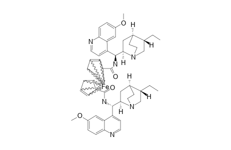 N-[(S)-[(2S,4R,8R)-8-ETHYL-QUINUCLIDIN-2-YL]-(6-METHOXY-QUINOLIN-4-YL)-METHYL]-FERROCENE-1,1-BIS-CARBOXAMIDE