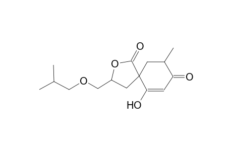 6-hydroxy-3-(isobutoxymethyl)-9-methyl-2-oxaspiro[4.5]dec-6-ene-1,8-dione