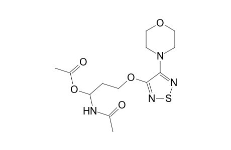 3-(1,4-oxazo-cyclohexa-4-yl)-4-(3-acetoxy-3-acetylamino-propoxy)-1,2,5-thiodiazole