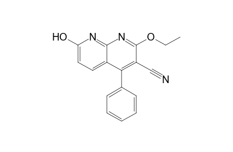 3-Cyano-2-ethoxy-7-hydroxy-4-phenyl-1,8-naphthyridine