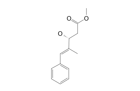 METHYL-(R)-3-HYDROXY-4-METHYL-5-PHENYL-4-PENTENOATE