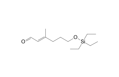 (2E)-3-Methyl-6-[(triethylsilyl)oxy]hex-2-enal