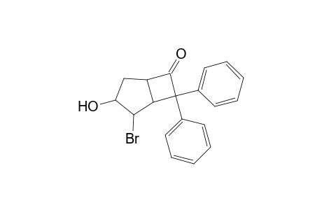 Bicyclo[3.2.0]heptan-6-one, 2-bromo-3-hydroxy-7,7-diphenyl-