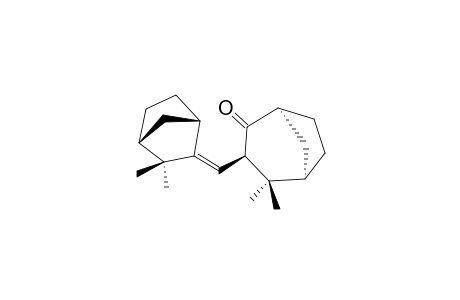 (E)-ENDO-(4,4-DIMETHYL-BICYCLO-[3.2.1]-OCT-2-ON-3-YL)-(2,2-DIMETHYL-BICYCLO-[2.2.1]-HEPT-3-YLIDENE)-METHANE