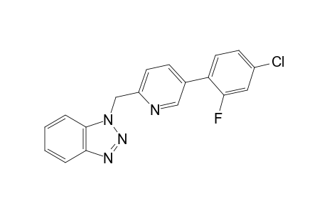 1-{[5-(4-Chloro-2-fluorophenyl)pyridin-2-yl]methyl}-1H-benzotriazole