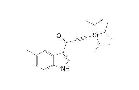 1-(5-Methyl-1H-indol-3-yl)-3-(triisopropylsilyl)prop-2-yn-1-one