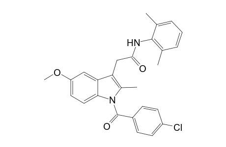 1H-Indole-3-acetamide, 1-(4-chlorobenzoyl)-N-(2,6-dimethylphenyl)-5-methoxy-2-methyl-