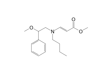 (E)-Methyl 3-[butyl-(2'-methoxy-2'-phenylethyl)amino]acrylate