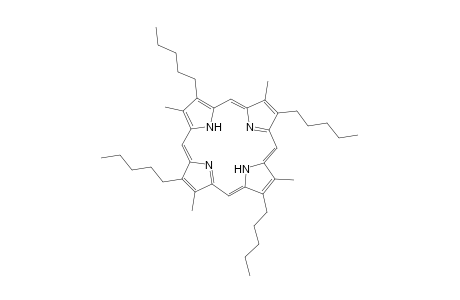 21H,23H-Porphine, 2,7,12,17-tetramethyl-3,8,13,18-tetrapentyl-
